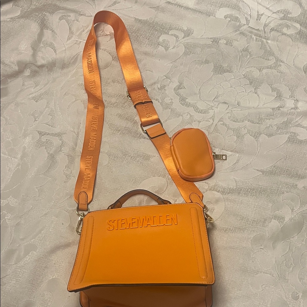 Steve Madden Vibrant Orange Crossbody Bag